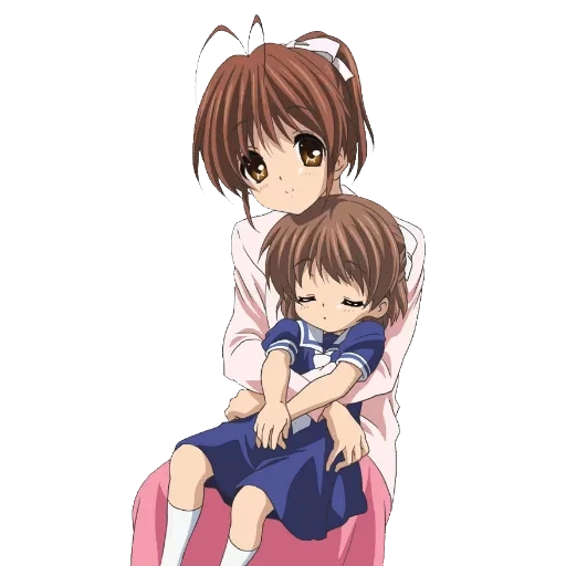 foto, clannad de anime, salário de anime clannnan, família de anime de clannad, clannnan salário okadzaki