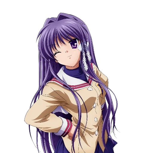 clannad, clannad, clannad de anime, kyo fujibayashi, personagens de clannad