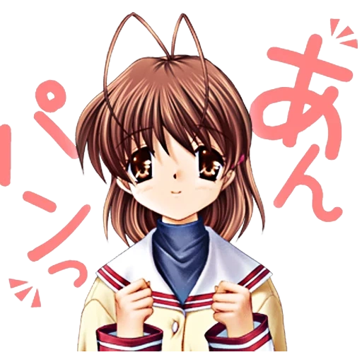 clannad, anime clannad, clans nagisa, disegno di clannada, anime clannad yukito