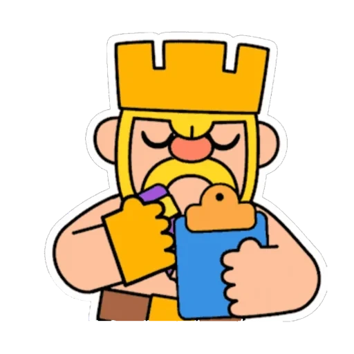 clash royale, giggle haha horn, piano expression of trumpet king, emotion of king trumpet piano, hog ryder klesh piano emoji