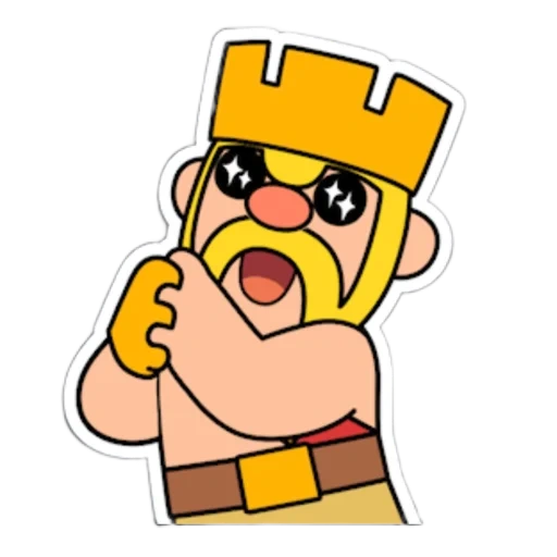 clash royale, king's trumpet piano, horn piano emoji, giggle haha horn, emotion of king trumpet piano