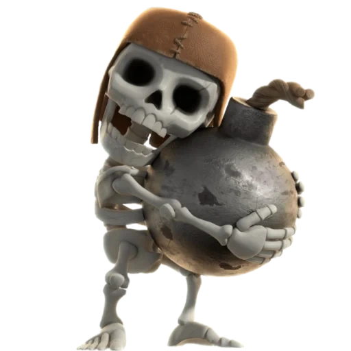 wall, clash clans, horn-shaped piano skeleton, conflicting clans, conflict royal skeleton