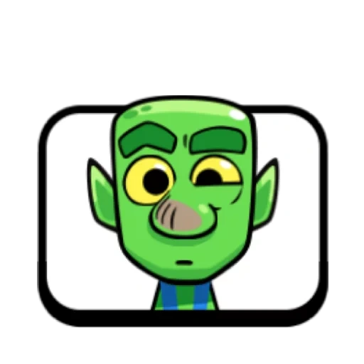 expression horn piano, clash royale emotes, expression horn triangular goblin, expression goblin flared trousers grand piano, emotional conflict royal goblin