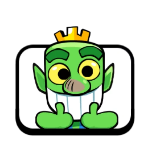 clash royale, clash royale emotes, expression goblin flared trousers grand piano, emotional conflict royal goblin, meme flared trousers triangle goblin 3 fingers