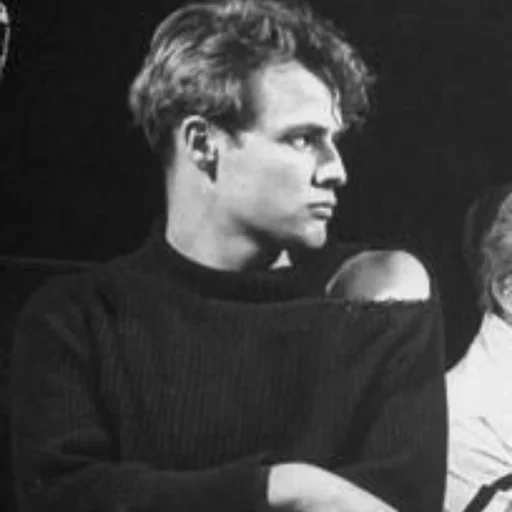 человек, мужчина, пол ньюман, луиза гульд, марлон брандо 1959