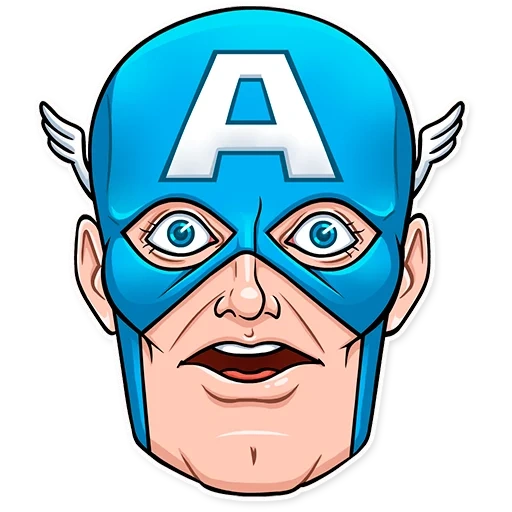 kapten amerika, kepala kapten amerika, captain america marvel mask