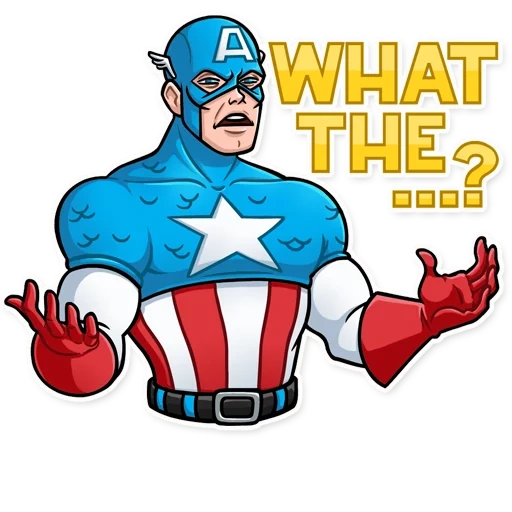 captain america, captain america panicked, captain america surprised, captain america marvel comics