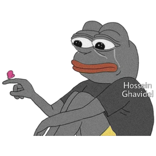 pepe mem, pepe frogge, der frosch von pepe, pepe frosch, pepe frosch nachdenklich