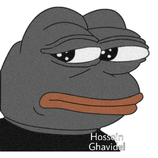 crapaud pepe, memem de grenouille, grenouille, grenouille pepe, grenouille triste