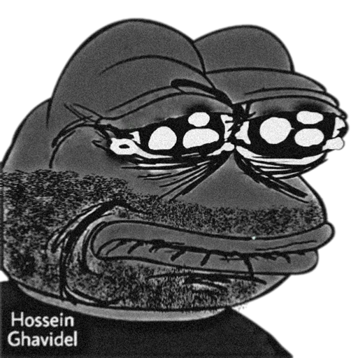 pepe kröte, pepe kiemen, der frosch von pepe, der wütende pepe