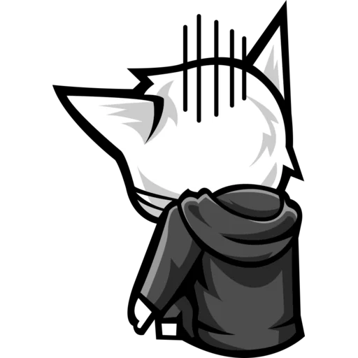 gato shimege, cão do mar de chibi, ryan cotov, esboço, esboço de lápis leve