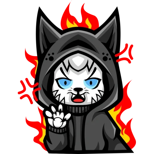 gatto, anime, fry chibi, anime fury