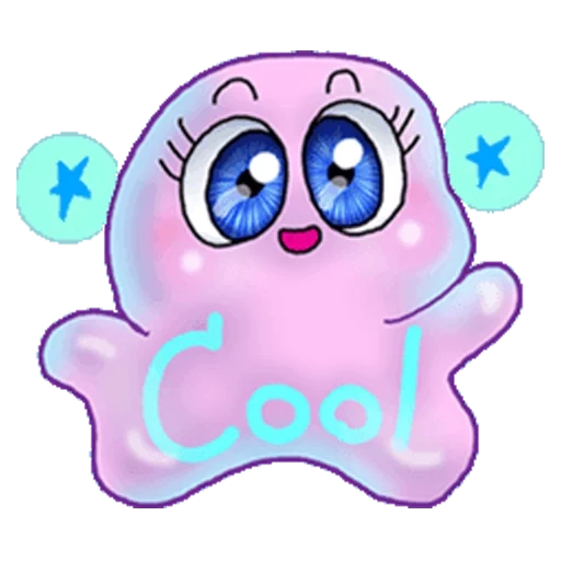 amoeba, lovely, cloud, a toy, amoeba smile