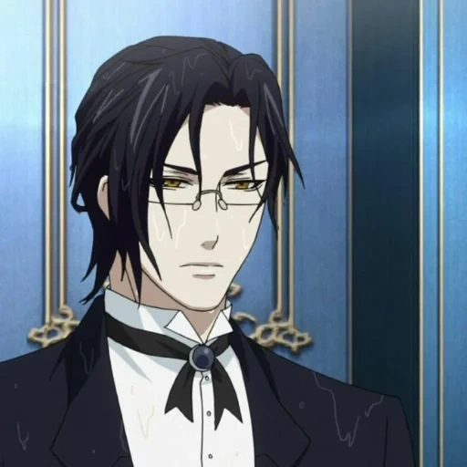 le majordome, claude faustus, butler sombre 2, claude faustus esthétique, l'anime est black butler