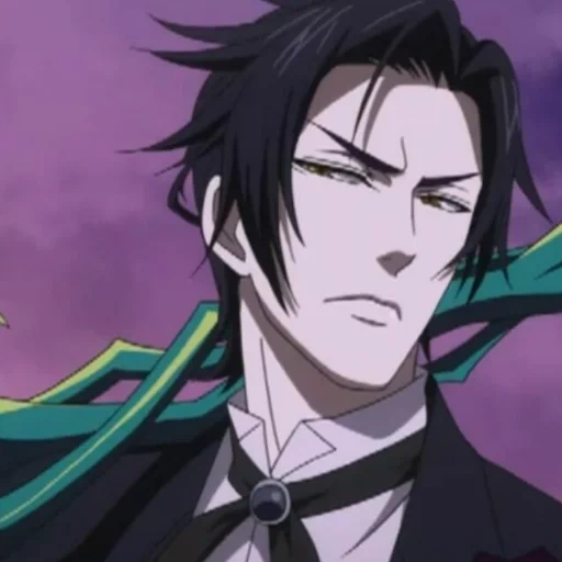 claude fustas, claude fustas lindo, oscuro ama de llaves 2, black butler animation, oscuro ama de llaves claude fauss