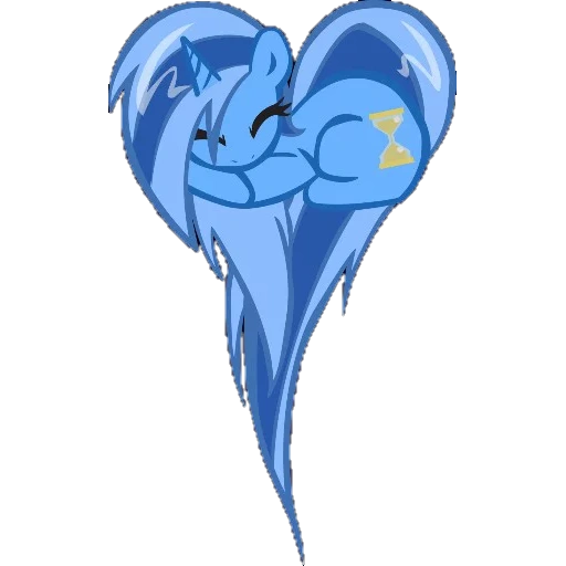 pony, corazón de pony, corazón de pony, pony corazón raro, dibujo pony