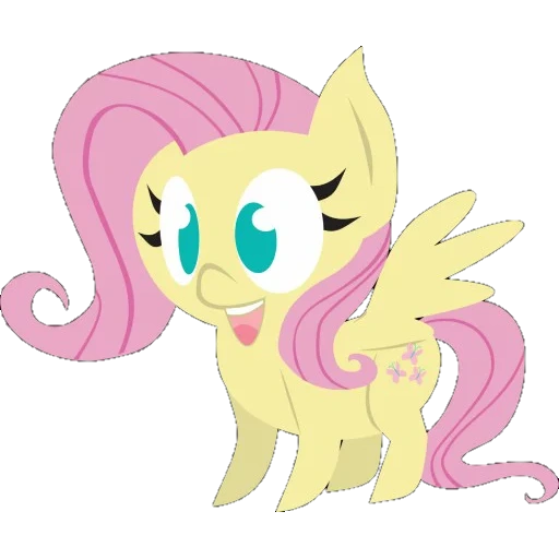 chibi fluttershy, pony fluttershy, pony life fluttershy, karakter kuda poni fluttershy, fluttershy kuda poni kecilku