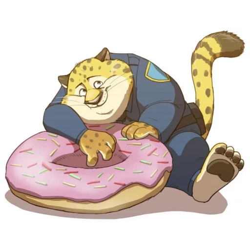 cuirs et peaux, benjamin kogtyazel, bogo and clawhauser, fat benjamin clawhauser