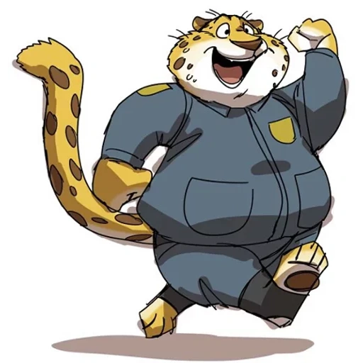 anime, zeropolis, tf clawhauser, benjamin cogtyuser, komik benjamin cogtyuser