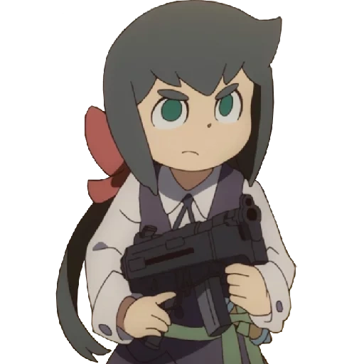 the art of girls, anime girl, cartoon character, little witch academia constanze tied, brownshbank constance