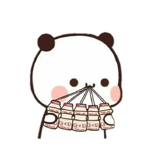 kawaii, panda sayang, gambar lucu, gambar panda yang indah, panda adalah gambar yang manis