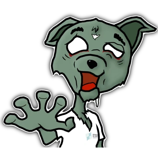 zombie, funny, zombie, zombie head, cartoon zombie