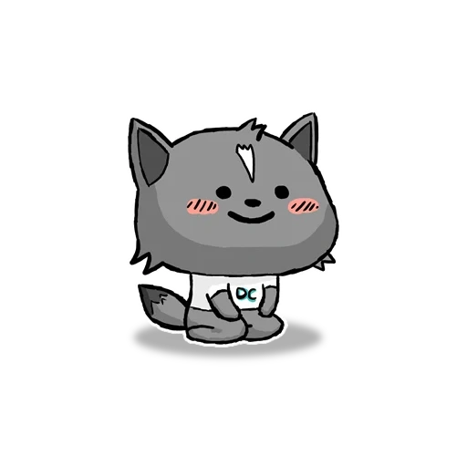 cat, cat, gray cat, the drawings are cute, gray cat cartoon