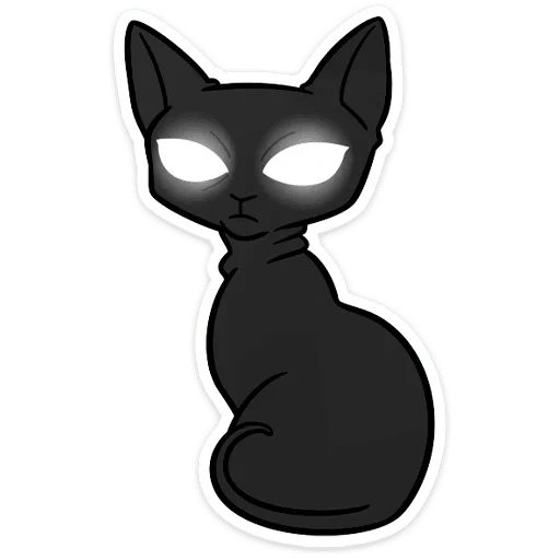 клео, черный кот