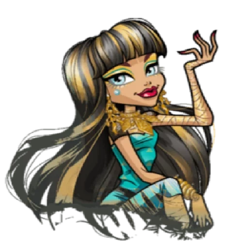 cleo de nile, cleo de nile puppe, monster hai cleo de nile, monster hai cleo de nile, monster hase charaktere cleo de nile