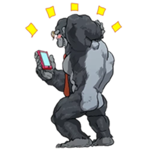 gorila, humano, gorila, gorilla solovar, gorilla furry muscle