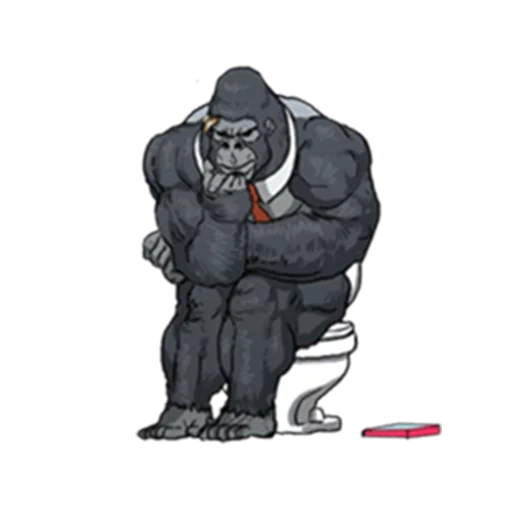 gorila, gorilla wrestler, gorilla pock, cetak gorila, gorilla yang dipompa