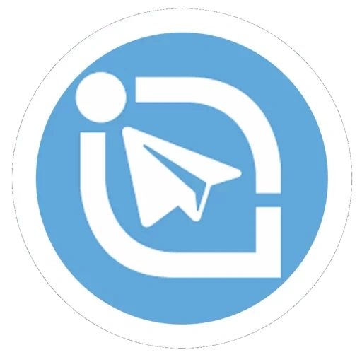 the, text, blue, channel, bot logo
