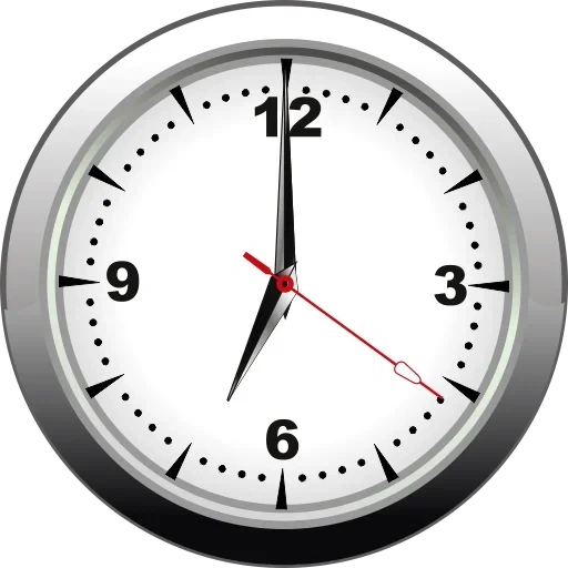 visage d'horloge, vector de montre, regardez avec un fond blanc, illustration d'horloge, la montre est un fond transparent