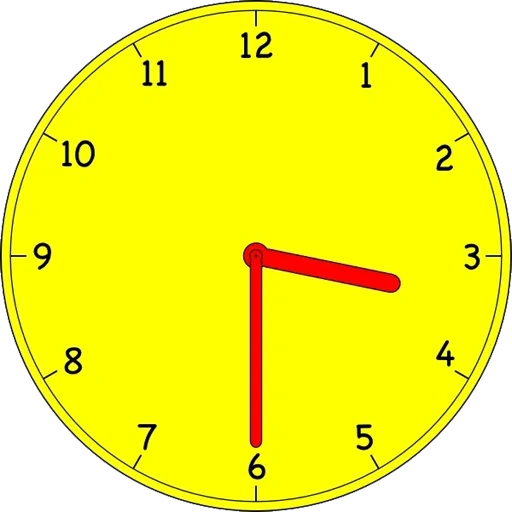 quadrante, orologio giallo, il quadrante dell'orologio, orologi analogici, un quadrante orario