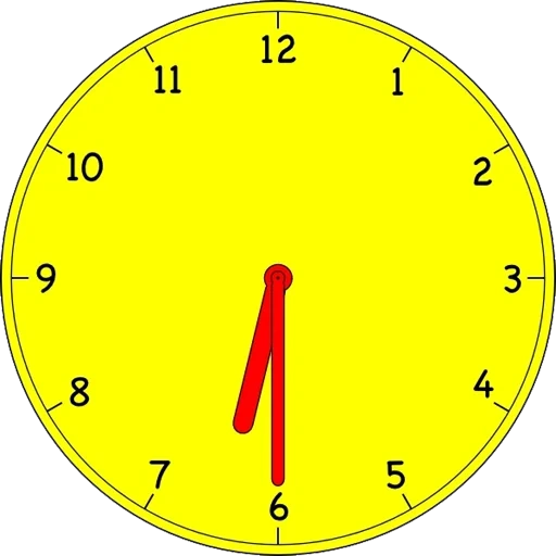 clock face, dial clock, the dial of the clock, an hourly dial, the dial is six hours