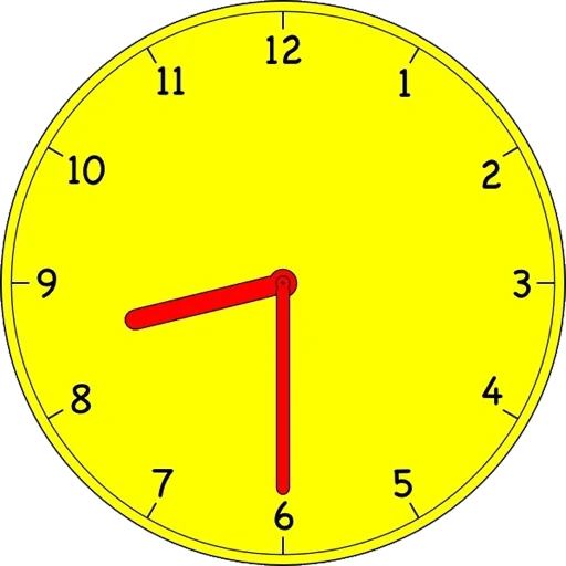 clock face, yellow clock, the dial of the clock, time dial, an hourly dial