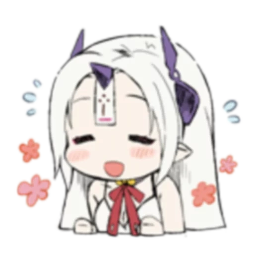 nessun mafumafu, mafumafu chibi, disegni anime, emilia re zero chibi, disegni carini anime