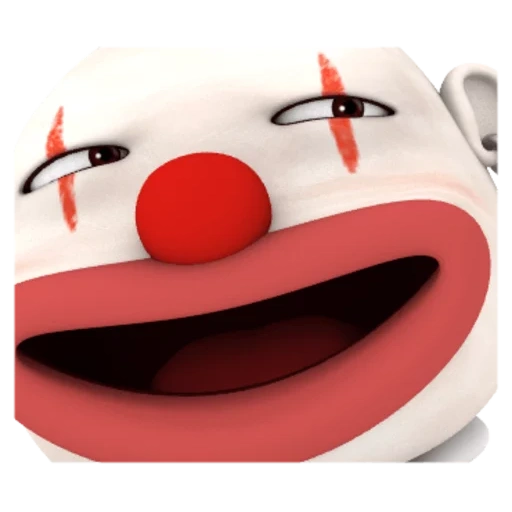 la rabbia, clown, un giocattolo, sorrido di clown, maschera da clown