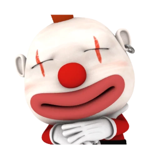clown, sorrido di clown, maschera da clown, clown mask latex