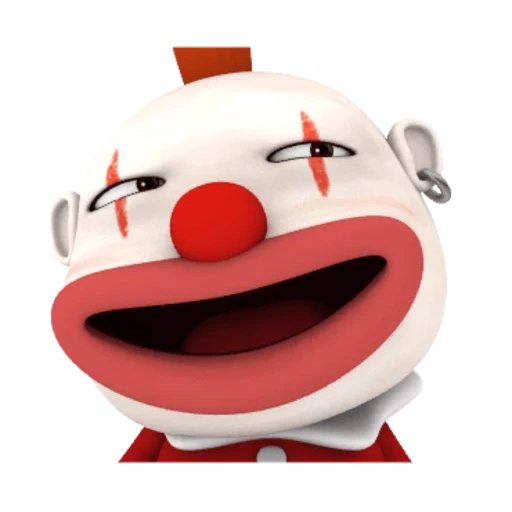 anger, clown, the laughter of a clown, clown smiling face, clown mask