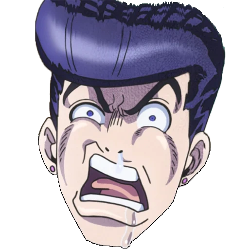 josque, josuke, meme comico di jojo, jojo memy joske, joška sorride jojo