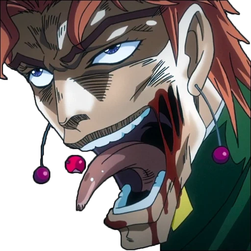 jojo, la furia, le basilico basilico, kakyoin noriaki cherry, cherry jojo noriaki kakein