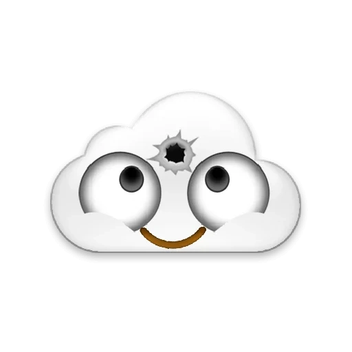 occhio di emoticon, faccino smiley bianco, emoticon-emoticon, occhi sorridenti, occhio di fantasma