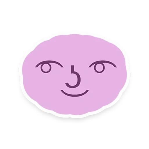 bambino, umano, rosa, lenny feys, emoticon viola