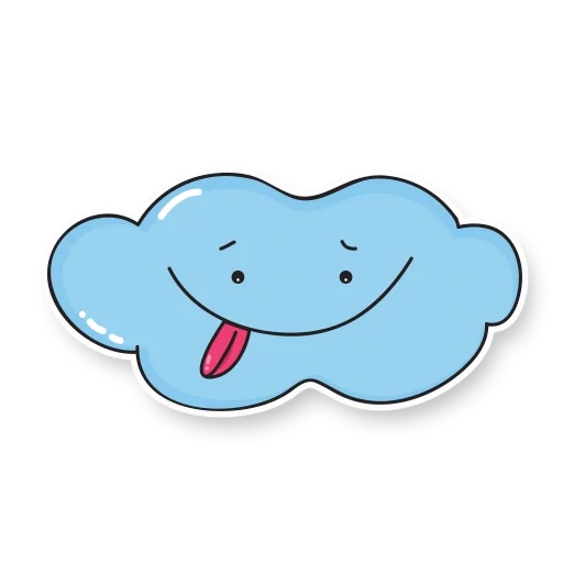 nube, nube, linda nube, nube vectorial, nube de ojos