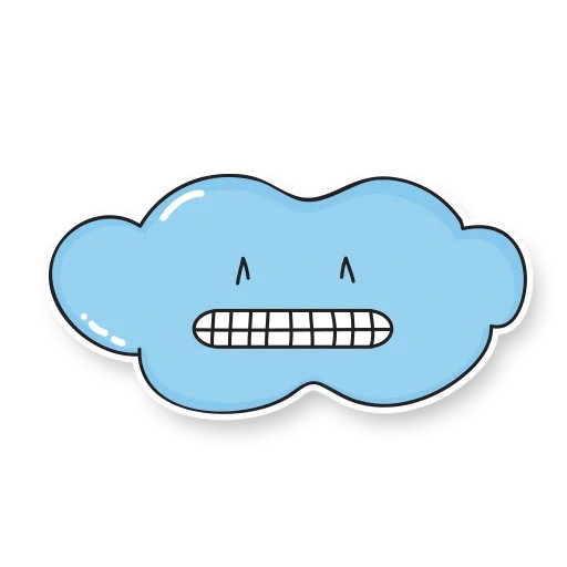 nube, nube, nube, cuvola carina, kawaii cloud