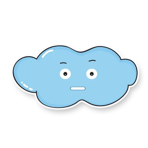 cloud, cloud, charmant nuage, clouds blue, un nuage triste