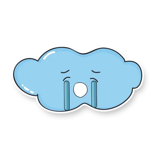 nube, linda nube, nube vectorial, icono de nube