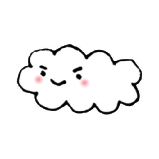 cloud adorabile, nuvole bianche, cloud stick, piccola nuvola, cloud cute pattern