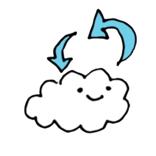 cloud, diagram, doodle cloud, moiré, awan berkedip